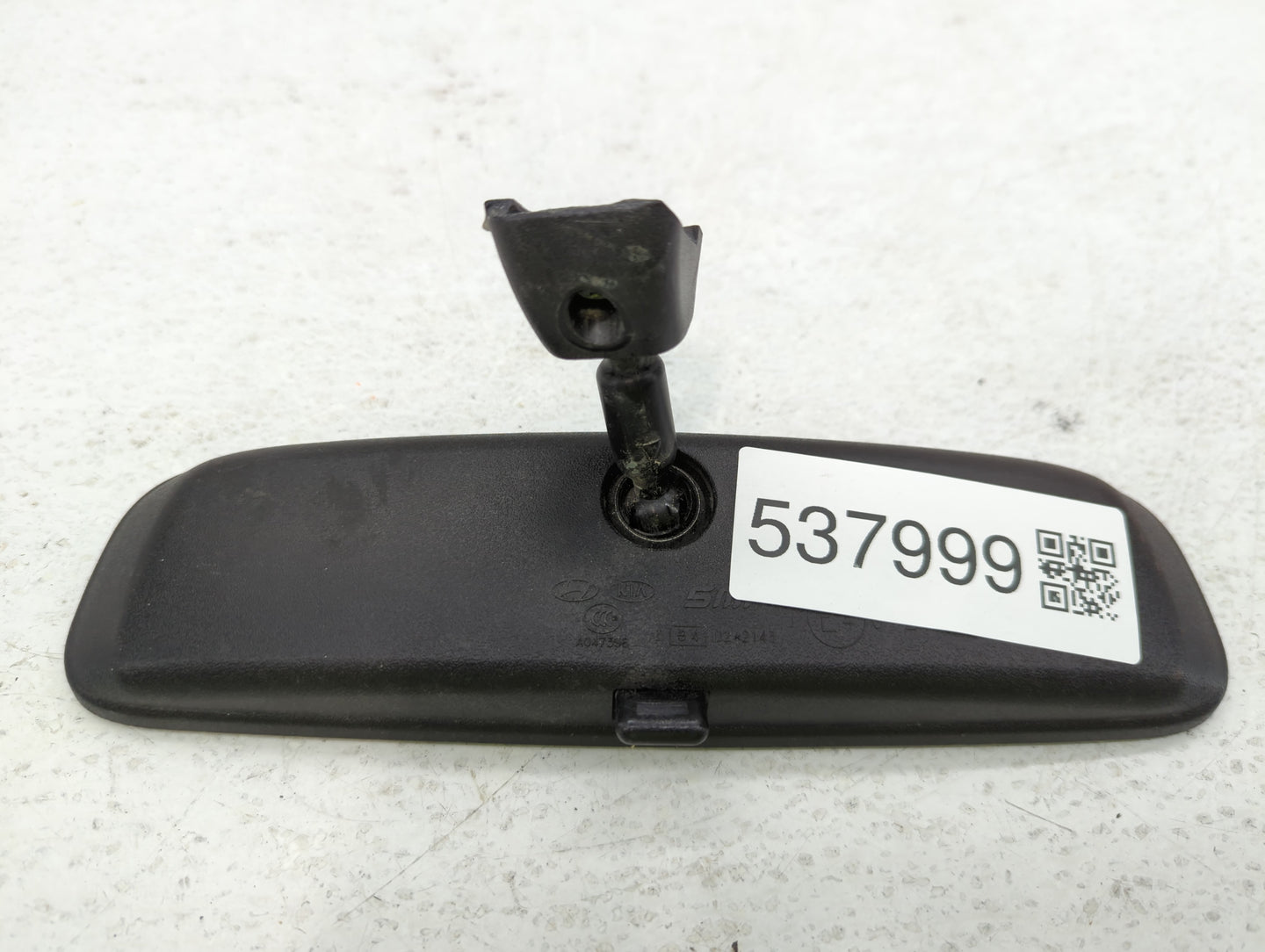 2014 Hyundai Accent Interior Rear View Mirror Replacement OEM Fits OEM Used Auto Parts - Oemusedautoparts1.com