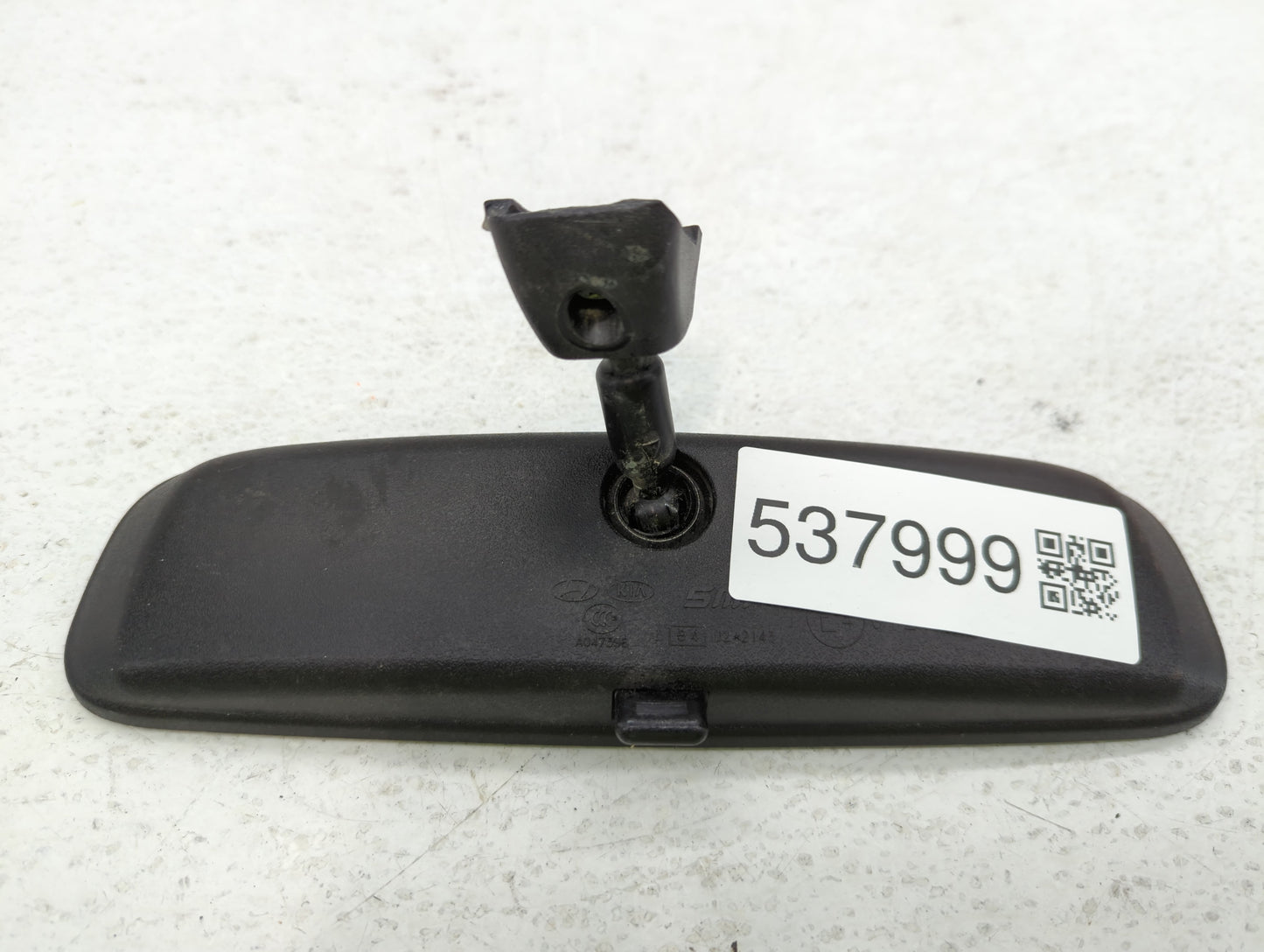 2014 Hyundai Accent Interior Rear View Mirror Replacement OEM Fits OEM Used Auto Parts - Oemusedautoparts1.com