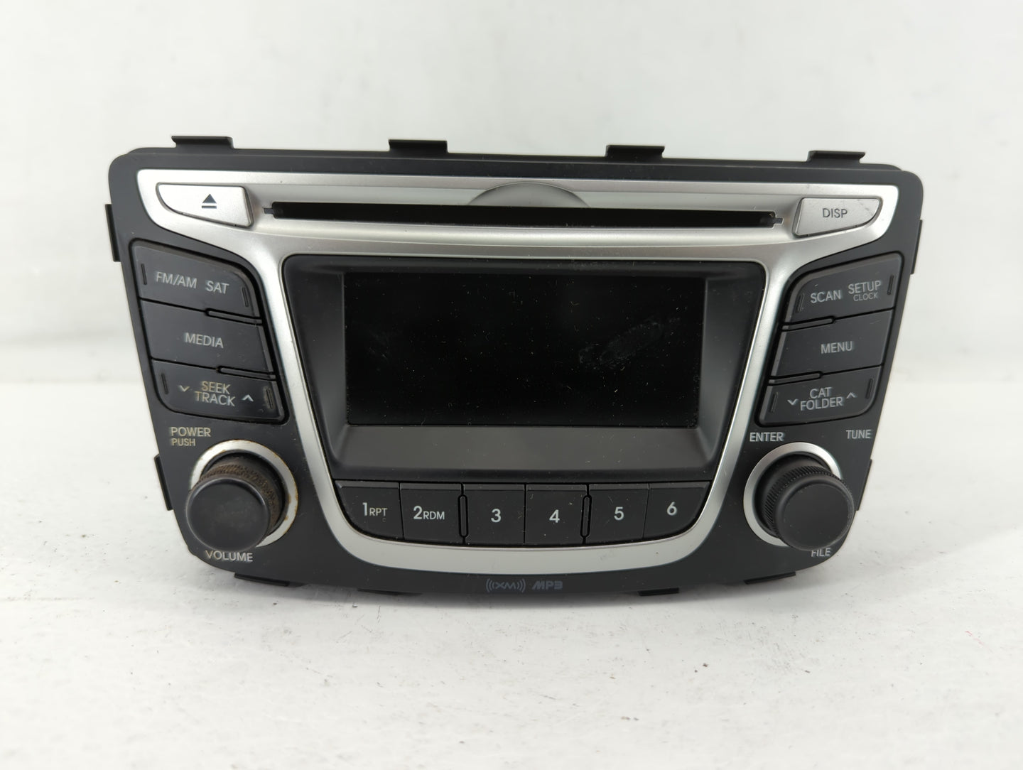 2014 Hyundai Accent Radio AM FM Cd Player Receiver Replacement P/N:96170-1R1104X Fits OEM Used Auto Parts - Oemusedautoparts
