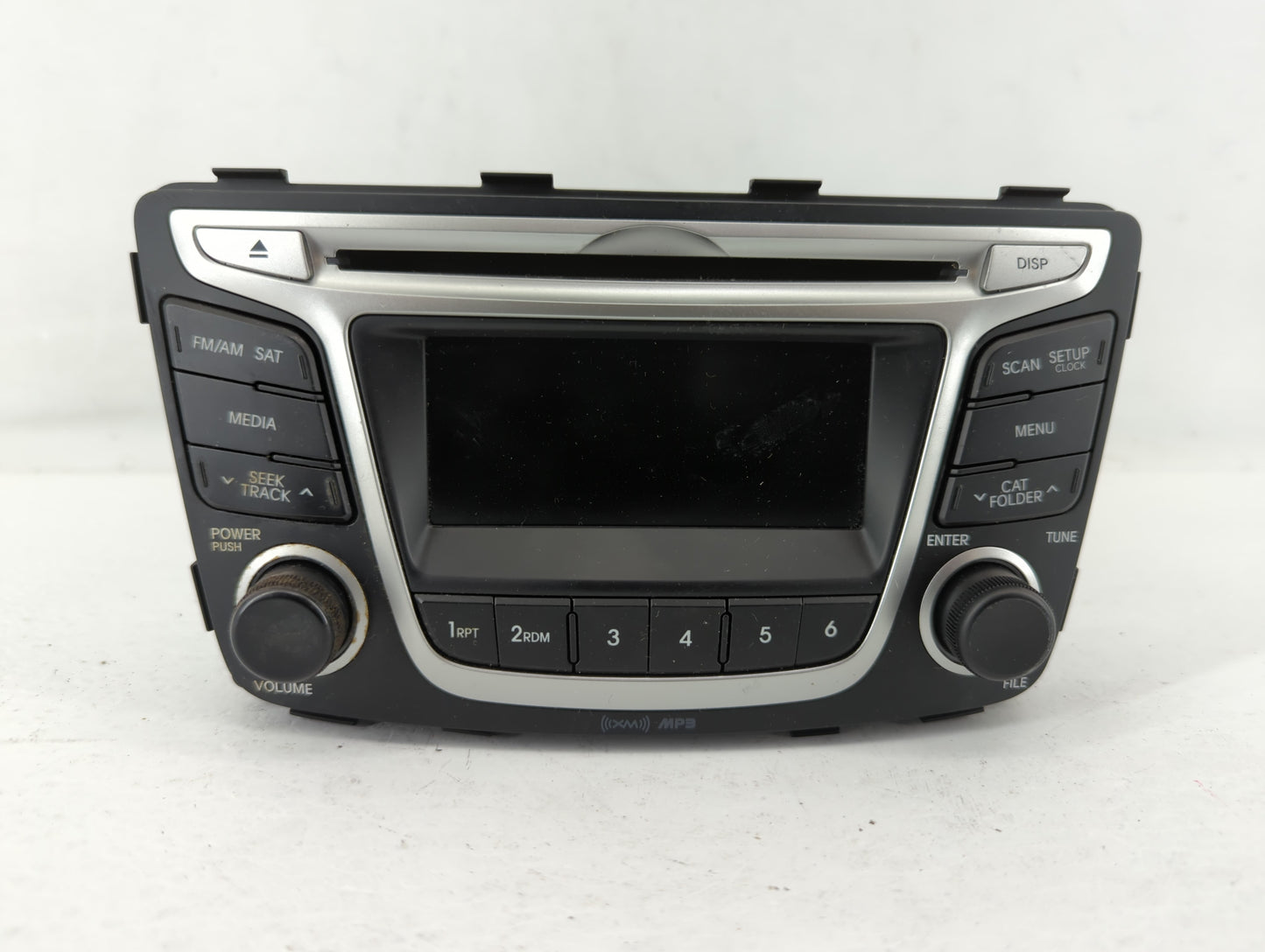 2014 Hyundai Accent Radio AM FM Cd Player Receiver Replacement P/N:96170-1R1104X Fits OEM Used Auto Parts - Oemusedautoparts