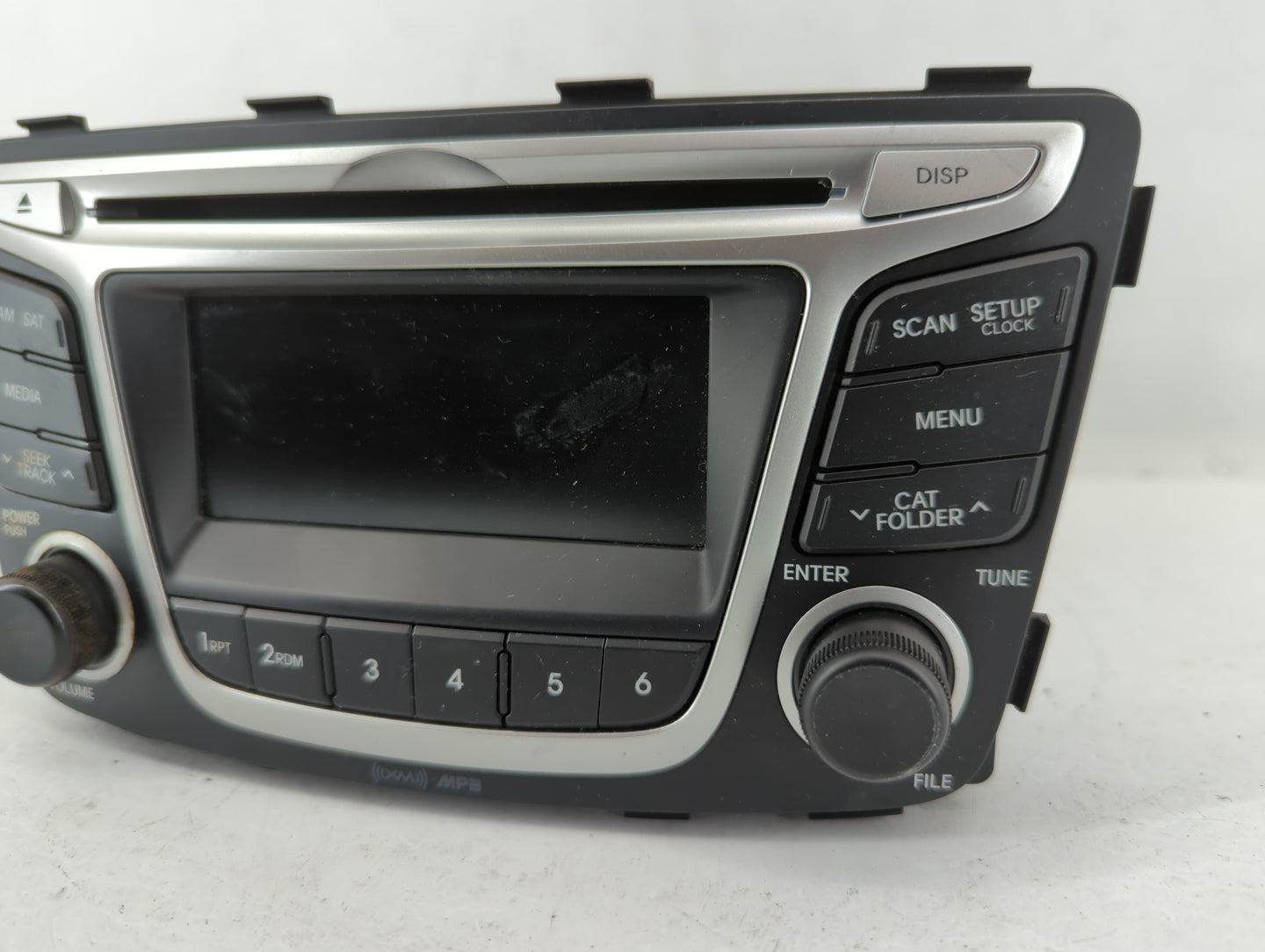 2014 Hyundai Accent Radio AM FM Cd Player Receiver Replacement P/N:96170-1R1104X Fits OEM Used Auto Parts - Oemusedautoparts