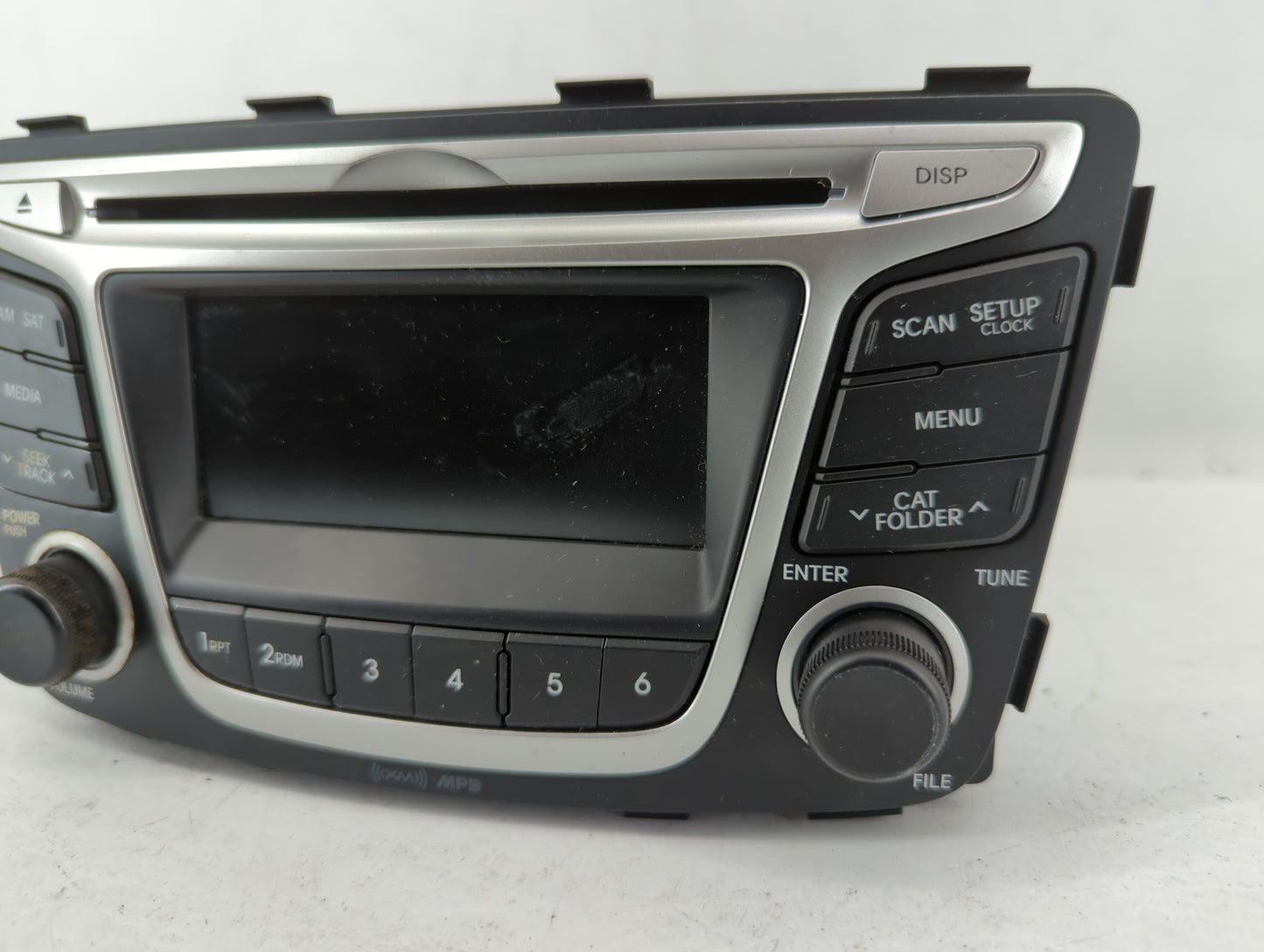 2014 Hyundai Accent Radio AM FM Cd Player Receiver Replacement P/N:96170-1R1104X Fits OEM Used Auto Parts - Oemusedautoparts