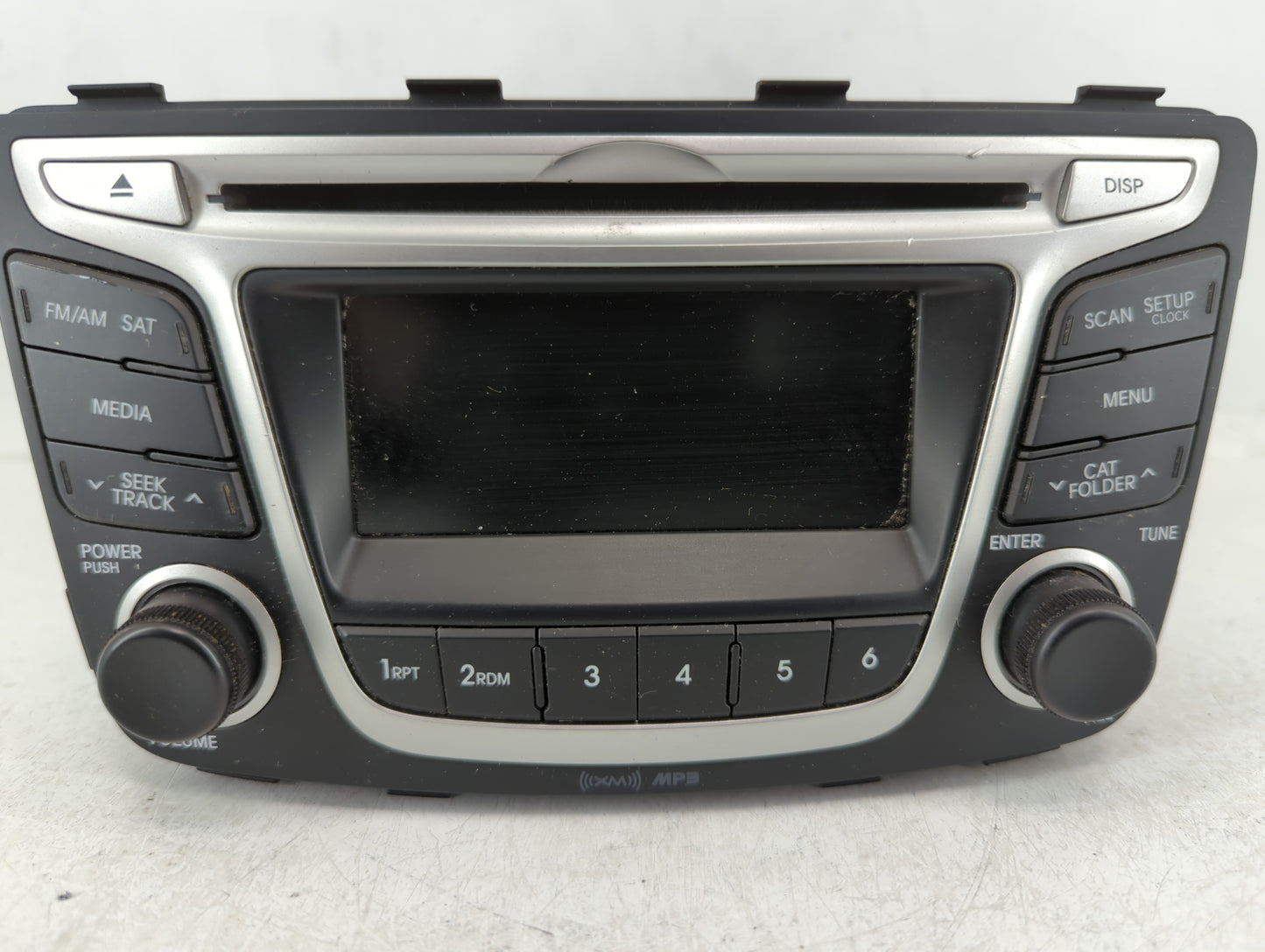 2014 Hyundai Accent Radio AM FM Cd Player Receiver Replacement P/N:96170-1R1104X Fits OEM Used Auto Parts - Oemusedautoparts