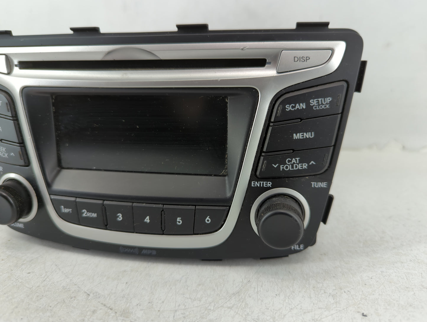 2014 Hyundai Accent Radio AM FM Cd Player Receiver Replacement P/N:96170-1R1104X Fits OEM Used Auto Parts - Oemusedautoparts