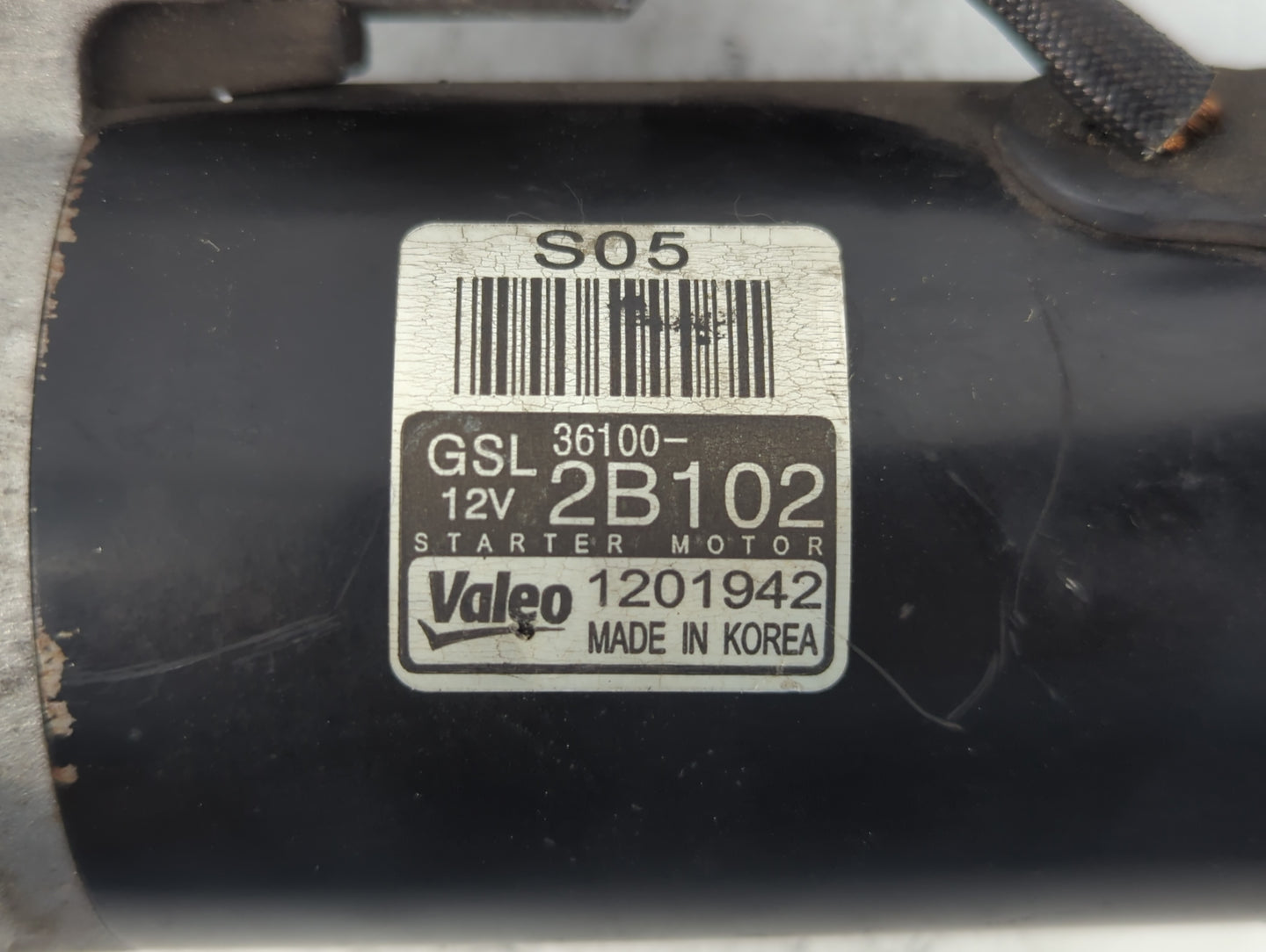 2012-2017 Hyundai Accent Car Starter Motor Solenoid OEM P/N:36100-2B102 1201942 Fits Fits 2012 2013 2014 2015 2016 2017 OEM 