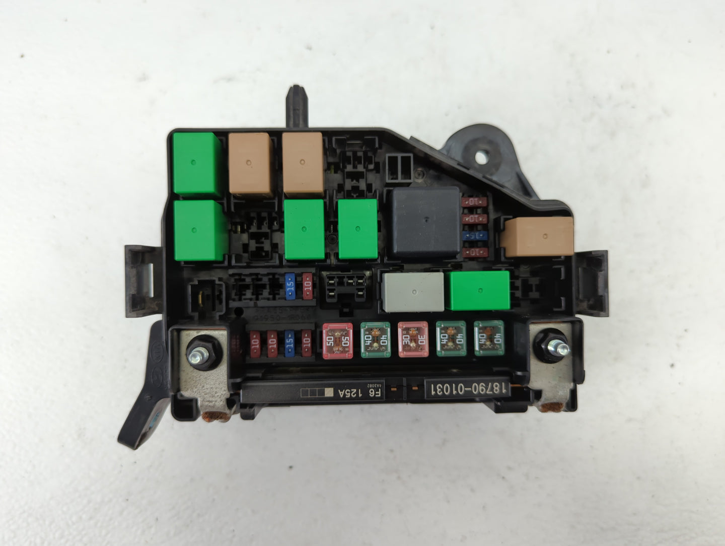 2013-2014 Hyundai Accent Fusebox Fuse Box Panel Relay Module P/N:912201R527 14430-013 Fits Fits 2013 2014 OEM Used Auto Part
