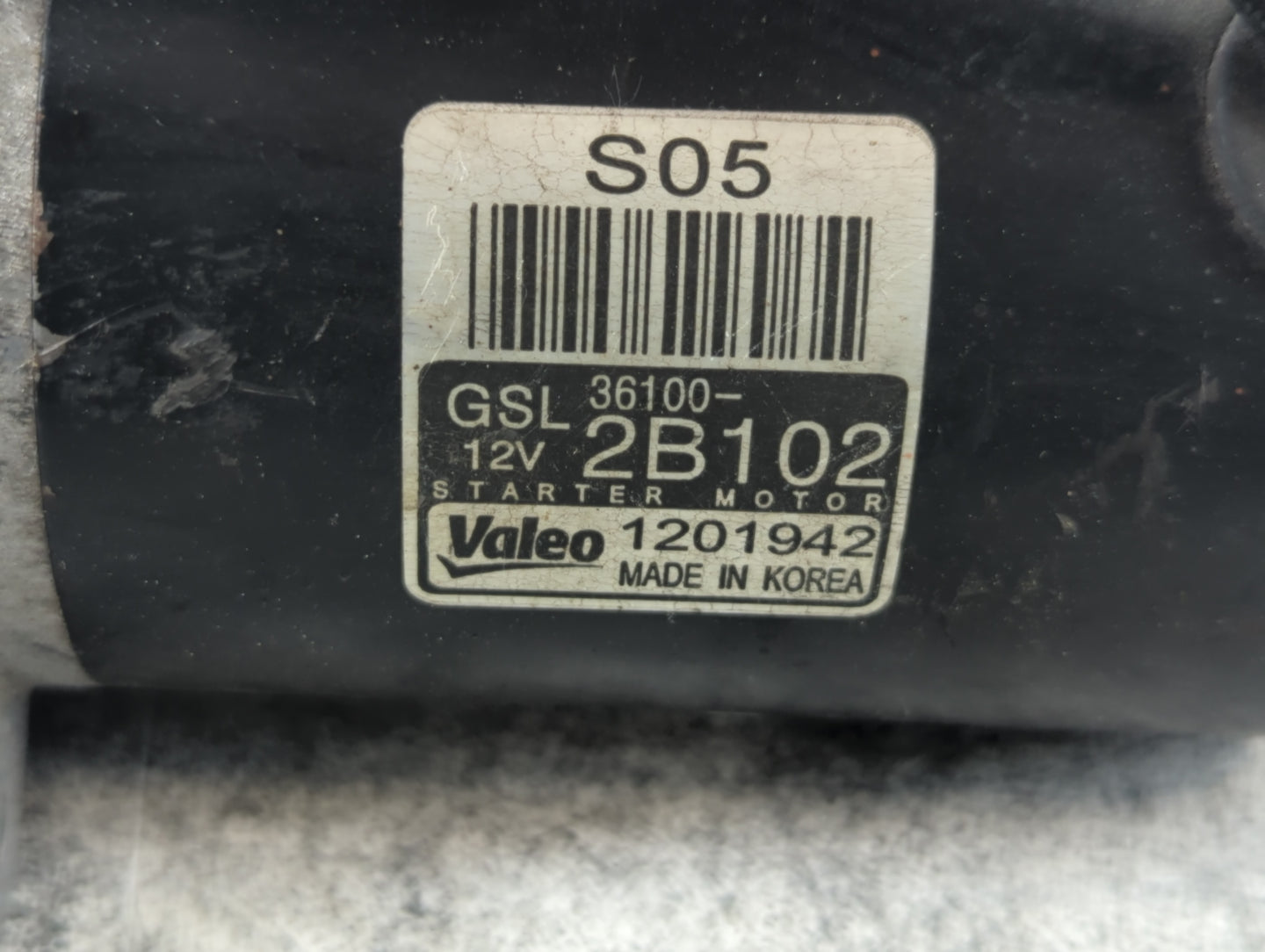 2012-2017 Hyundai Accent Car Starter Motor Solenoid OEM P/N:36100-2B102 Fits Fits 2012 2013 2014 2015 2016 2017 OEM Used Aut