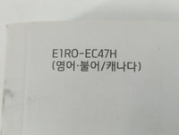 2014 Hyundai Accent Owners Manual Book Guide P/N:E1R0-EC47H OEM Used Auto Parts - Oemusedautoparts1.com