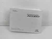 2014 Hyundai Accent Owners Manual Book Guide P/N:E1R0-EC47H OEM Used Auto Parts - Oemusedautoparts1.com
