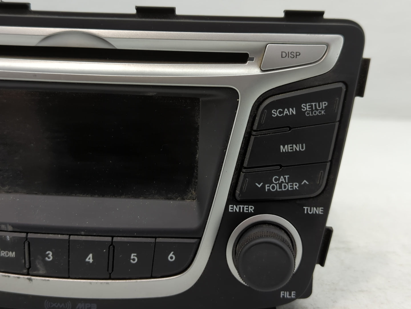 2014 Hyundai Accent Radio AM FM Cd Player Receiver Replacement P/N:96170-1R1104X Fits OEM Used Auto Parts - Oemusedautoparts