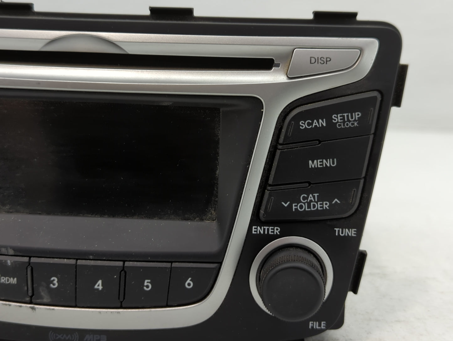 2014 Hyundai Accent Radio AM FM Cd Player Receiver Replacement P/N:96170-1R1104X Fits OEM Used Auto Parts - Oemusedautoparts