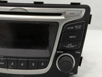 2014 Hyundai Accent Radio AM FM Cd Player Receiver Replacement P/N:96170-1R1104X Fits OEM Used Auto Parts - Oemusedautoparts