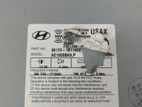 2014-2014 Hyundai Accent Am Fm Cd Player Radio Receiver - Oemusedautoparts1.com