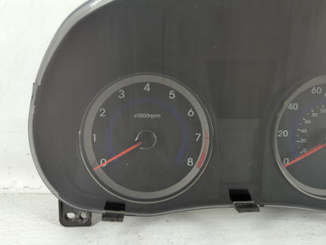 2013-2014 Hyundai Accent Instrument Cluster Speedometer Gauges P/N:94001-1R015 Fits Fits 2013 2014 OEM Used Auto Parts