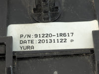 2013-2014 Hyundai Accent Fusebox Fuse Box Panel Relay Module P/N:91220-1R617 Fits Fits 2013 2014 OEM Used Auto Parts - Oemus
