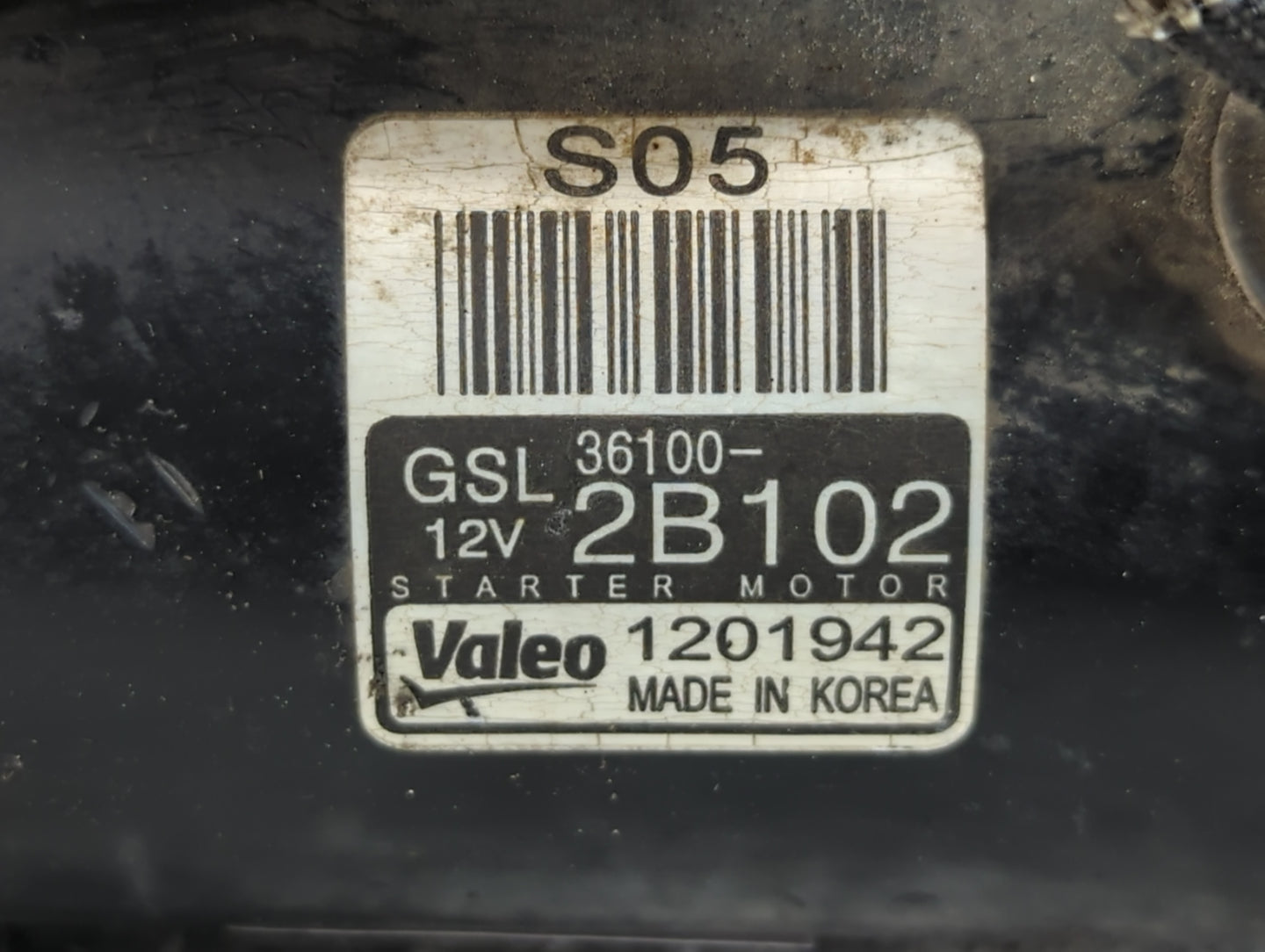 2012-2017 Hyundai Accent Car Starter Motor Solenoid OEM P/N:36100-2B102 Fits Fits 2012 2013 2014 2015 2016 2017 OEM Used Aut