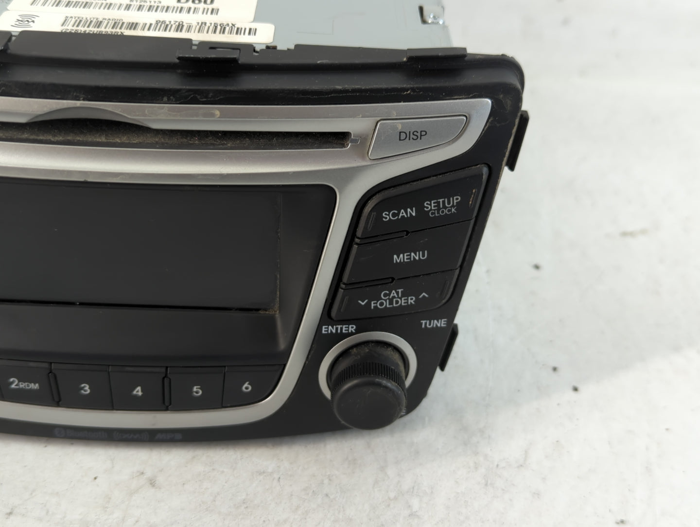 2014 Hyundai Accent Radio AM FM Cd Player Receiver Replacement P/N:96170-1R1564X Fits OEM Used Auto Parts - Oemusedautoparts
