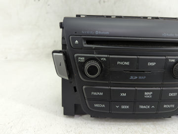 2012-2014 Hyundai Azera Radio AM FM Cd Player Receiver Replacement P/N:96560-3V7004X Fits Fits 2012 2013 2014 OEM Used Auto Parts