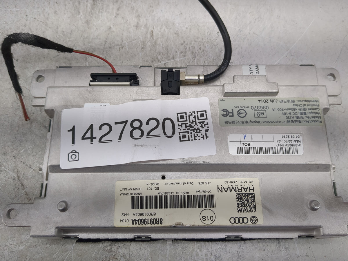 2013-2014 Hyundai Azera Information Radio Display Screen - Oemusedautoparts1.com