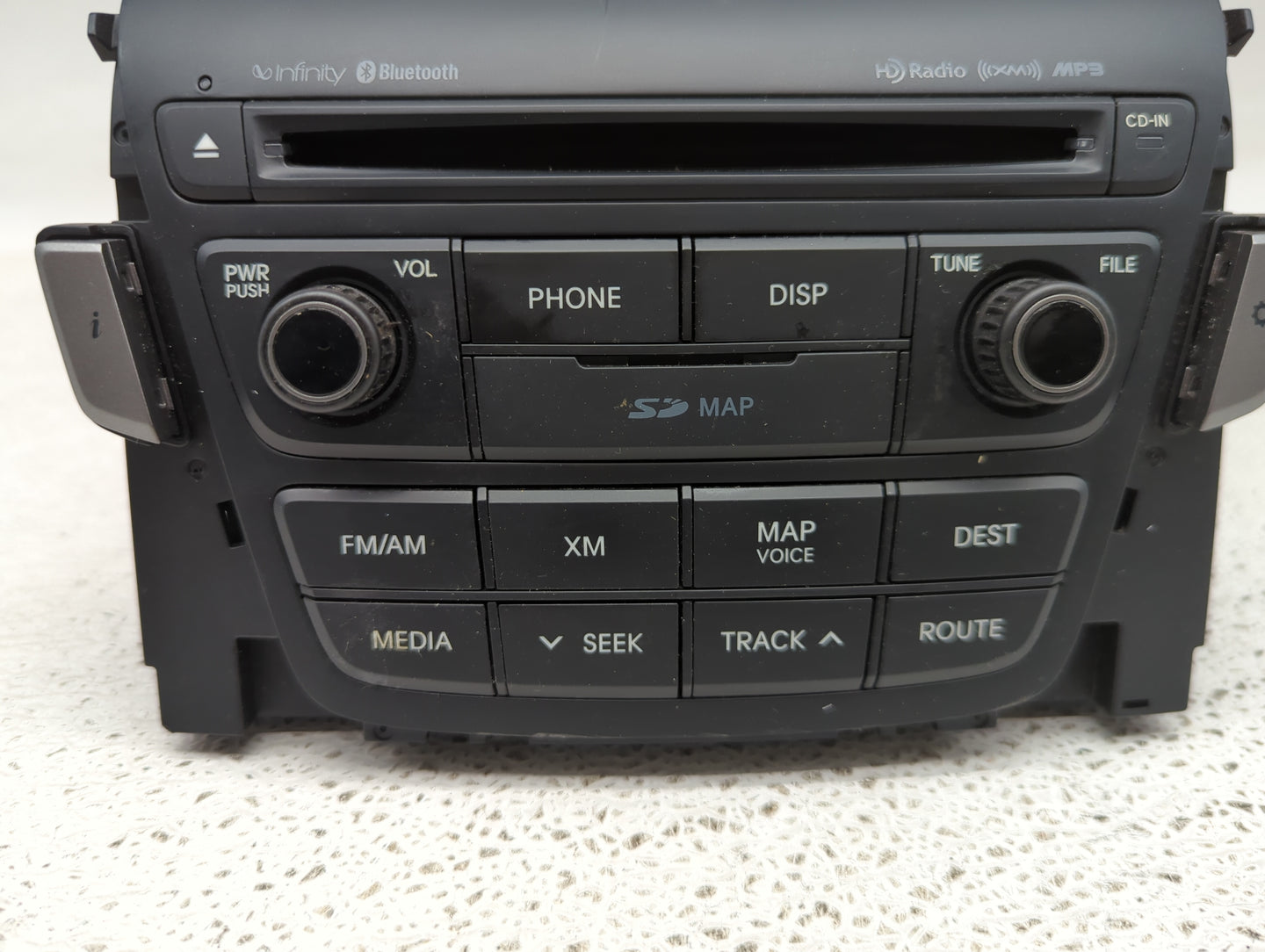 2014 Hyundai Azera Radio AM FM Cd Player Receiver Replacement P/N:96560-3V7104X Fits OEM Used Auto Parts - Oemusedautoparts1