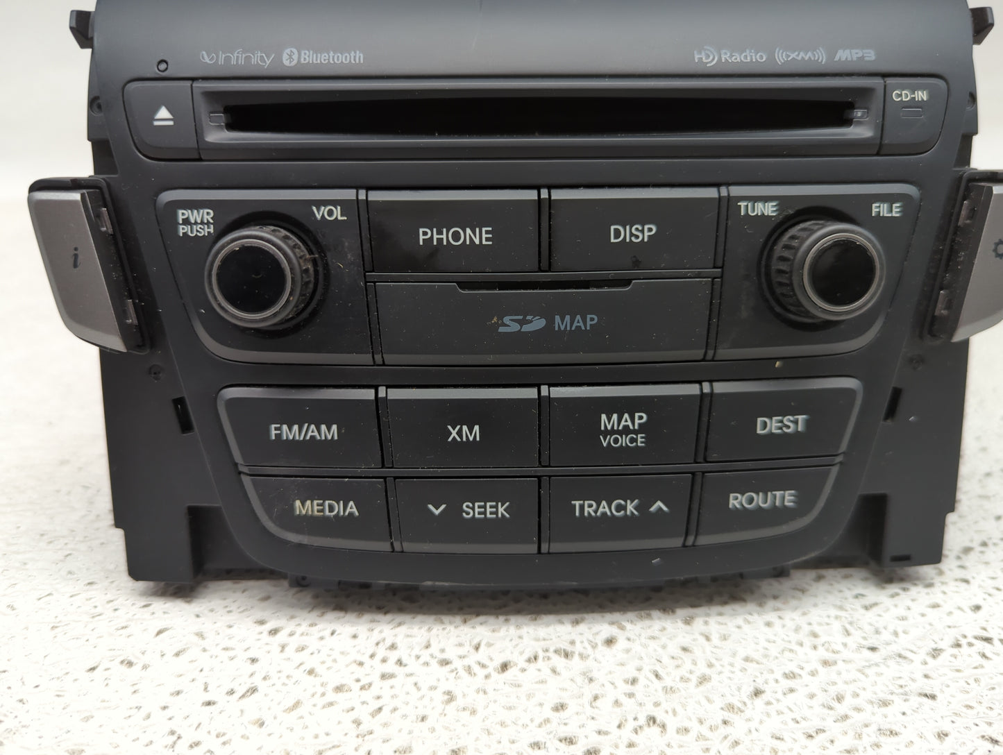 2014 Hyundai Azera Radio AM FM Cd Player Receiver Replacement P/N:96560-3V7104X Fits OEM Used Auto Parts - Oemusedautoparts1