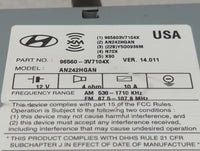 2014 Hyundai Azera Radio AM FM Cd Player Receiver Replacement P/N:96560-3V7104X Fits OEM Used Auto Parts - Oemusedautoparts1