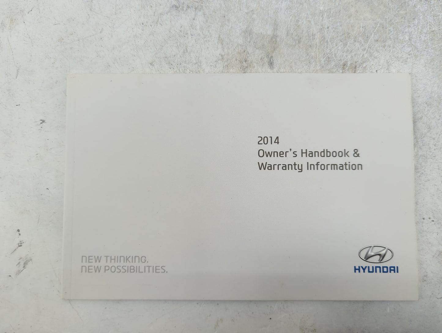 2014 Hyundai Azera Owners Manual Book Guide P/N:E3V0-EU42C OEM Used Auto Parts - Oemusedautoparts1.com