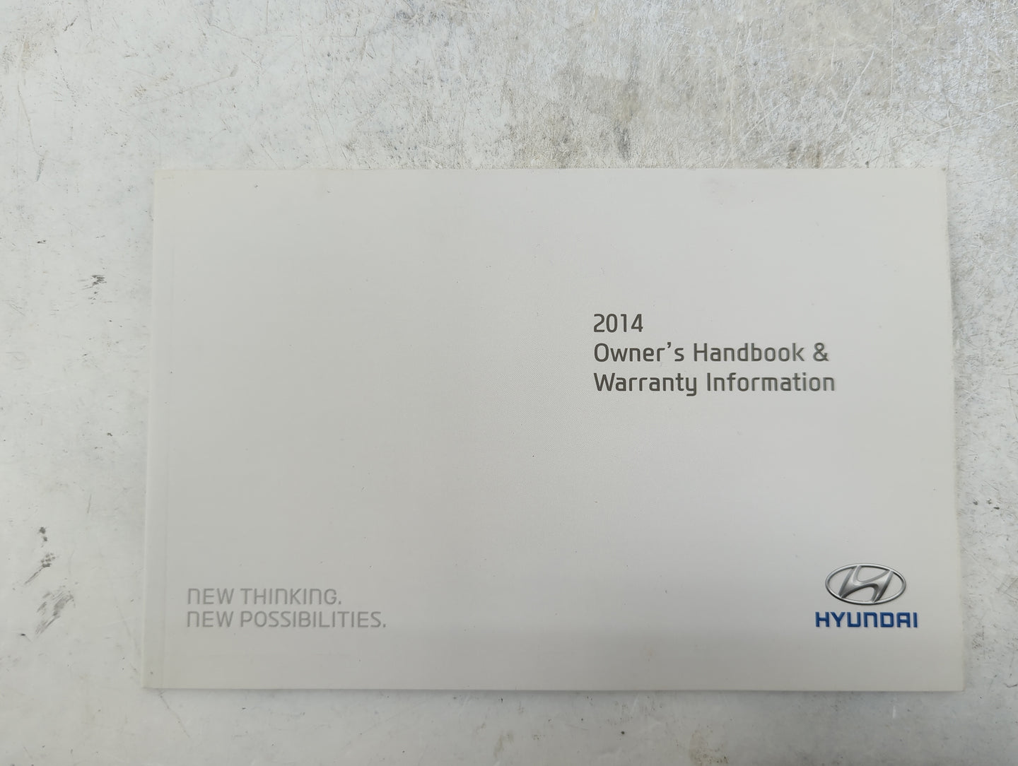 2014 Hyundai Azera Owners Manual Book Guide P/N:E3V0-EU42C OEM Used Auto Parts - Oemusedautoparts1.com