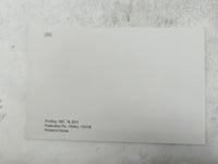 2014 Hyundai Azera Owners Manual Book Guide P/N:E3V0-EU42C OEM Used Auto Parts - Oemusedautoparts1.com