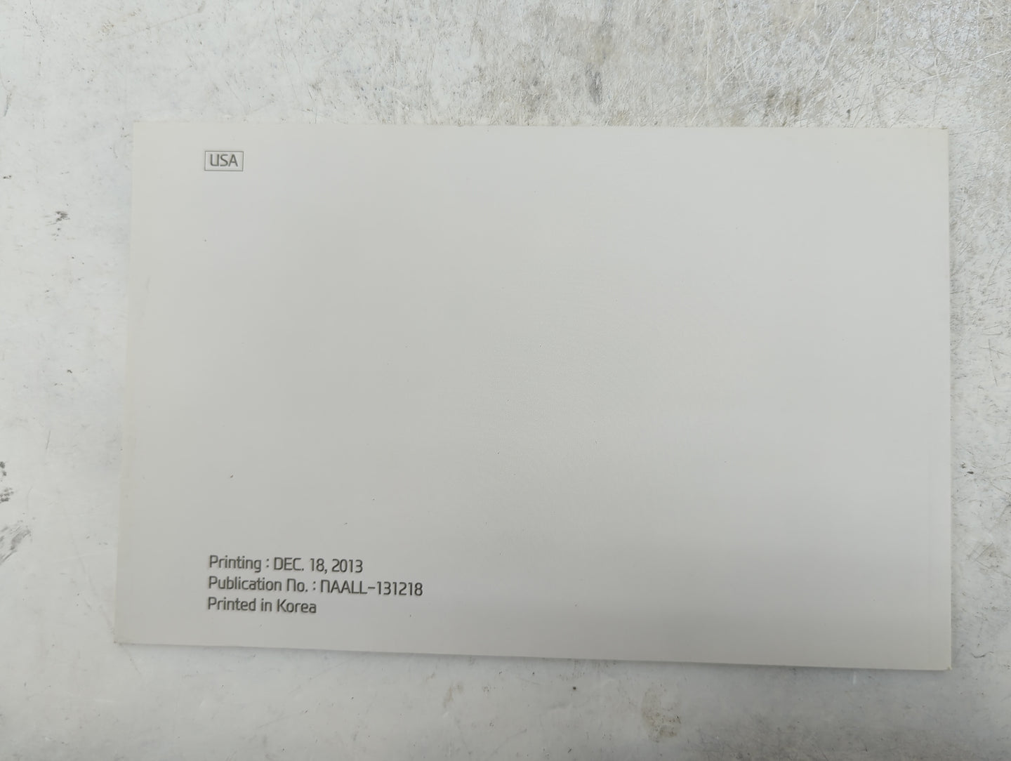 2014 Hyundai Azera Owners Manual Book Guide P/N:E3V0-EU42C OEM Used Auto Parts - Oemusedautoparts1.com