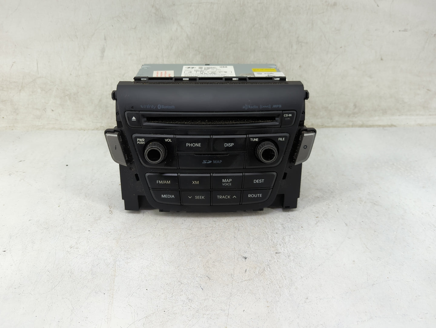 2014 Hyundai Azera Radio AM FM Cd Player Receiver Replacement P/N:96560-3V7104X AN242HGAN Fits OEM Used Auto Parts - Oemused