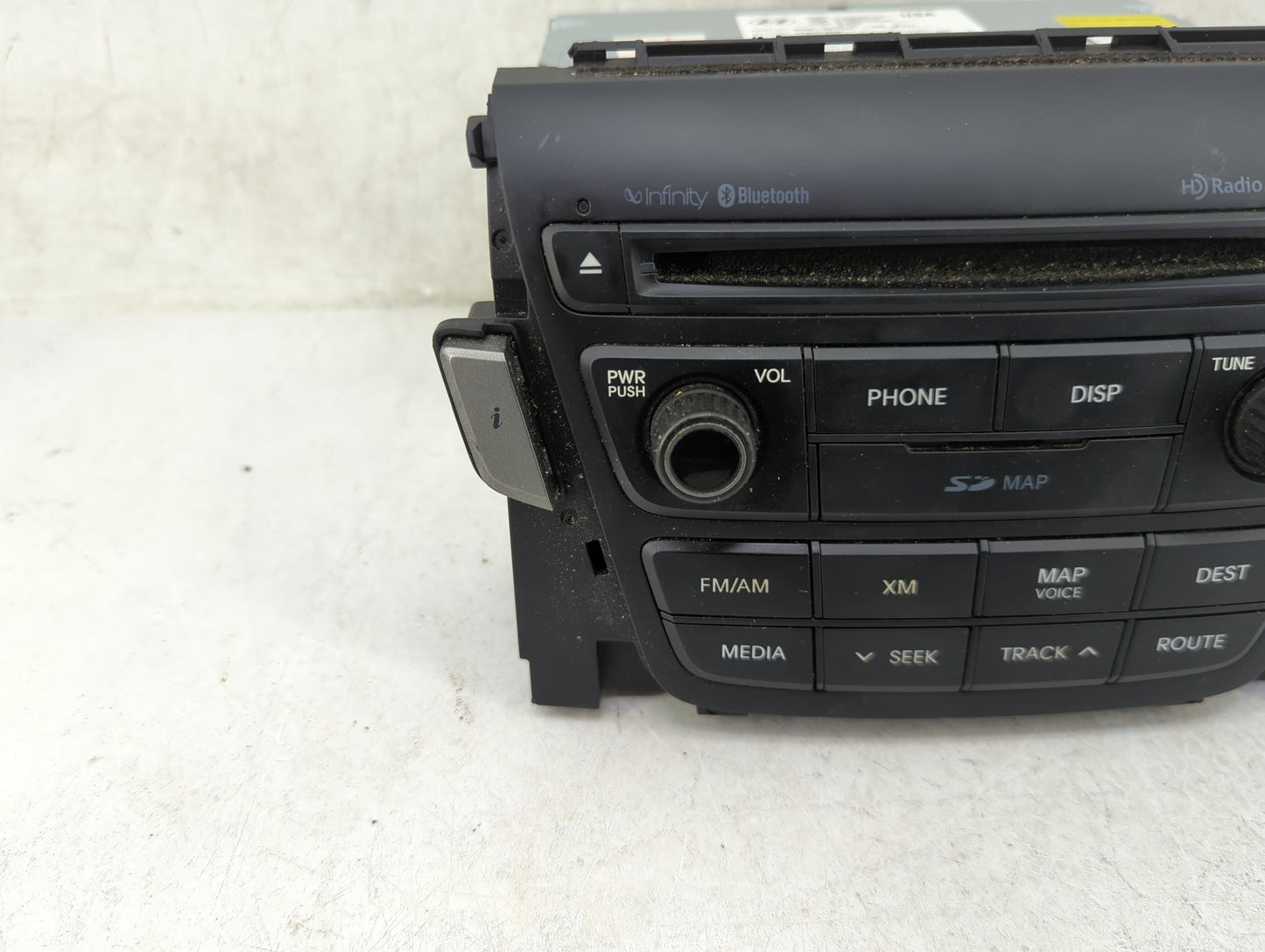 2014 Hyundai Azera Radio AM FM Cd Player Receiver Replacement P/N:96560-3V7104X AN242HGAN Fits OEM Used Auto Parts - Oemused