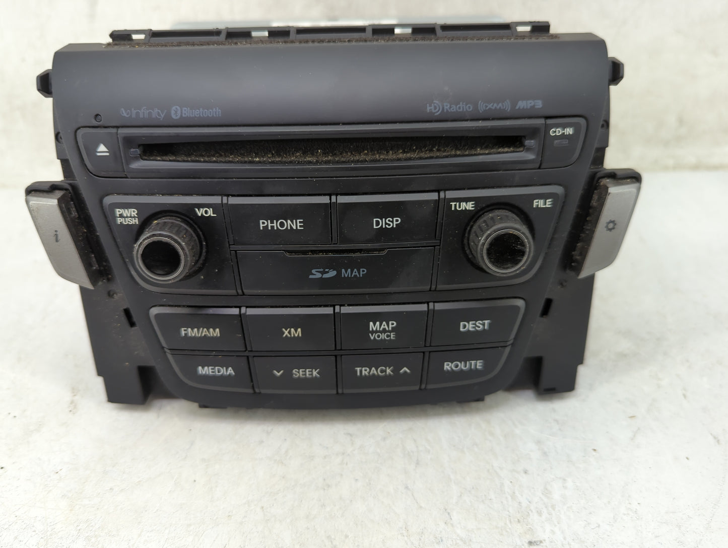 2014 Hyundai Azera Radio AM FM Cd Player Receiver Replacement P/N:96560-3V7104X AN242HGAN Fits OEM Used Auto Parts - Oemused