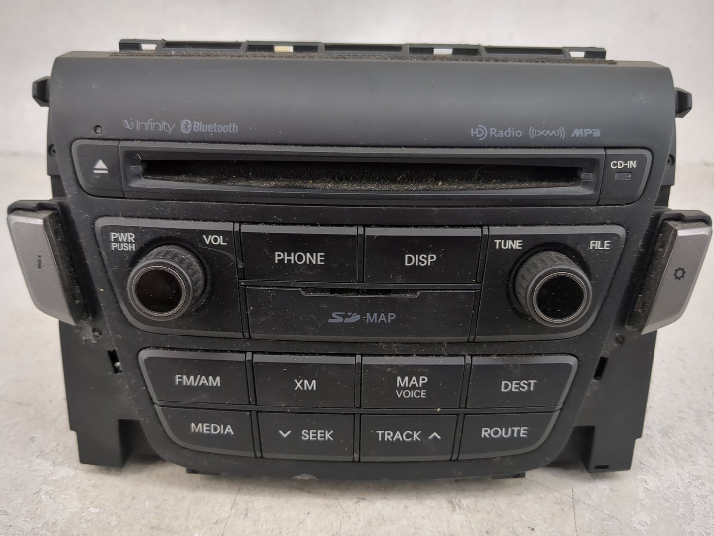 2012-2014 Hyundai Azera Radio AM FM Cd Player Receiver Replacement P/N:965603V7204X AN242HGAN Fits Fits 2012 2013 2014 OEM U