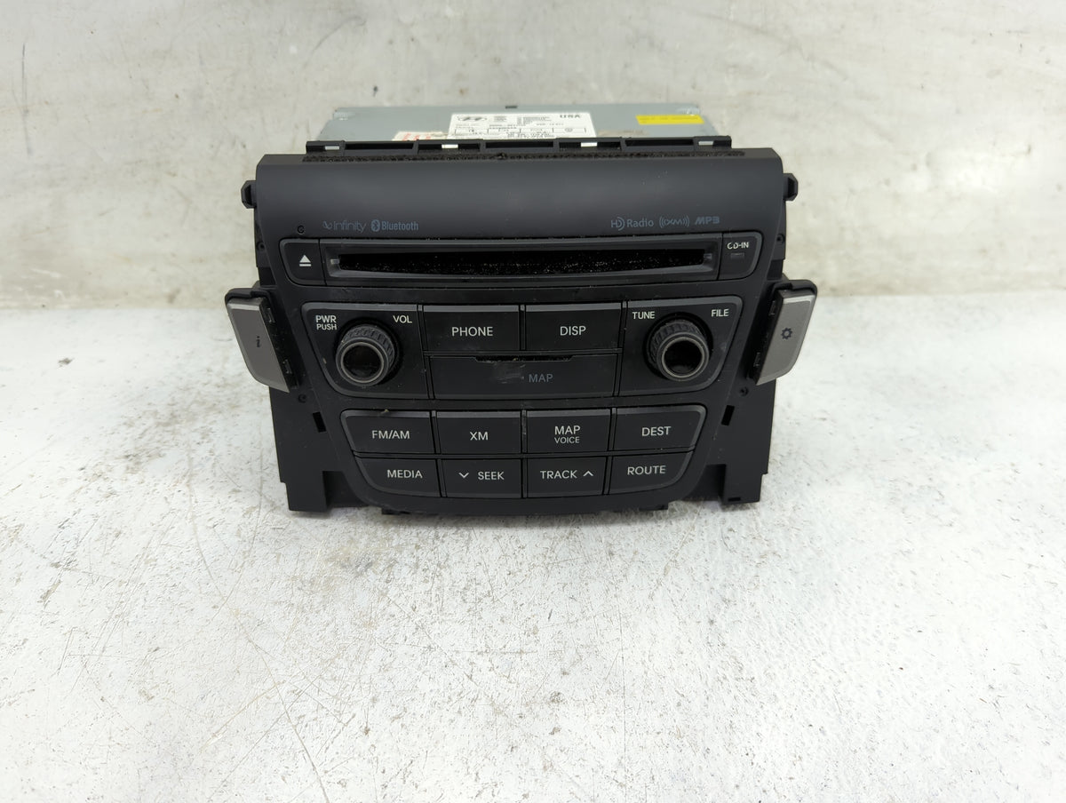 2012-2014 Hyundai Azera Radio AM FM Cd Player Receiver Replacement P/N:965603V7104X AN242HGAN Fits Fits 2012 2013 2014 OEM U