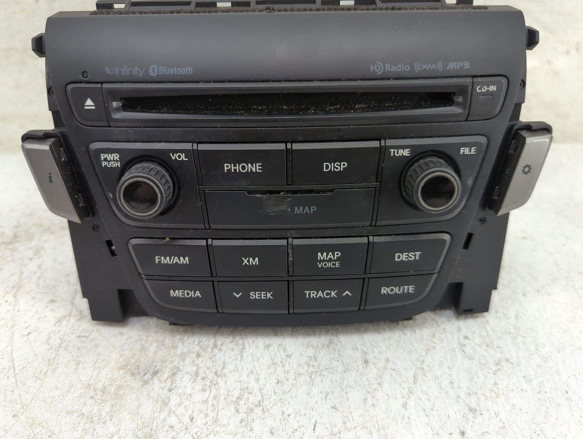 2012-2014 Hyundai Azera Radio AM FM Cd Player Receiver Replacement P/N:965603V7104X AN242HGAN Fits Fits 2012 2013 2014 OEM U