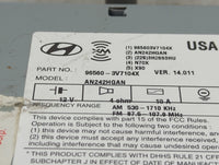 2012-2014 Hyundai Azera Radio AM FM Cd Player Receiver Replacement P/N:965603V7104X AN242HGAN Fits Fits 2012 2013 2014 OEM U