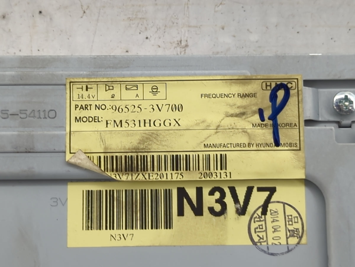 2013-2014 Hyundai Azera Information Radio Display Screen 1505048 - Oemusedautoparts1.com
