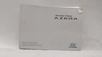 compare product 2014 Hyundai Azera Owners Manual Book Guide OEM Used Auto Parts