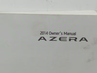 2014 Hyundai Azera Owners Manual Book Guide OEM Used Auto Parts - Oemusedautoparts1.com