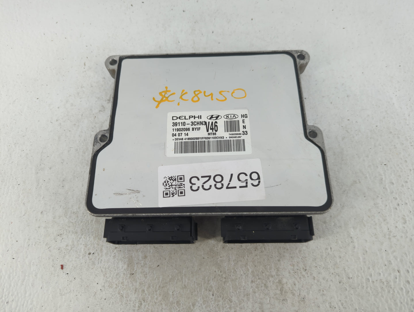 2012-2014 Hyundai Azera PCM Engine Control Computer ECU ECM PCU OEM P/N:39110-3CHN3 Fits Fits 2012 2013 2014 OEM Used Auto P