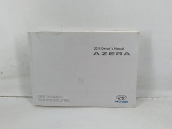 compare product 2014 Hyundai Azera Owners Manual Book Guide P/N:E3V0-EU3DB OEM Used Auto Parts