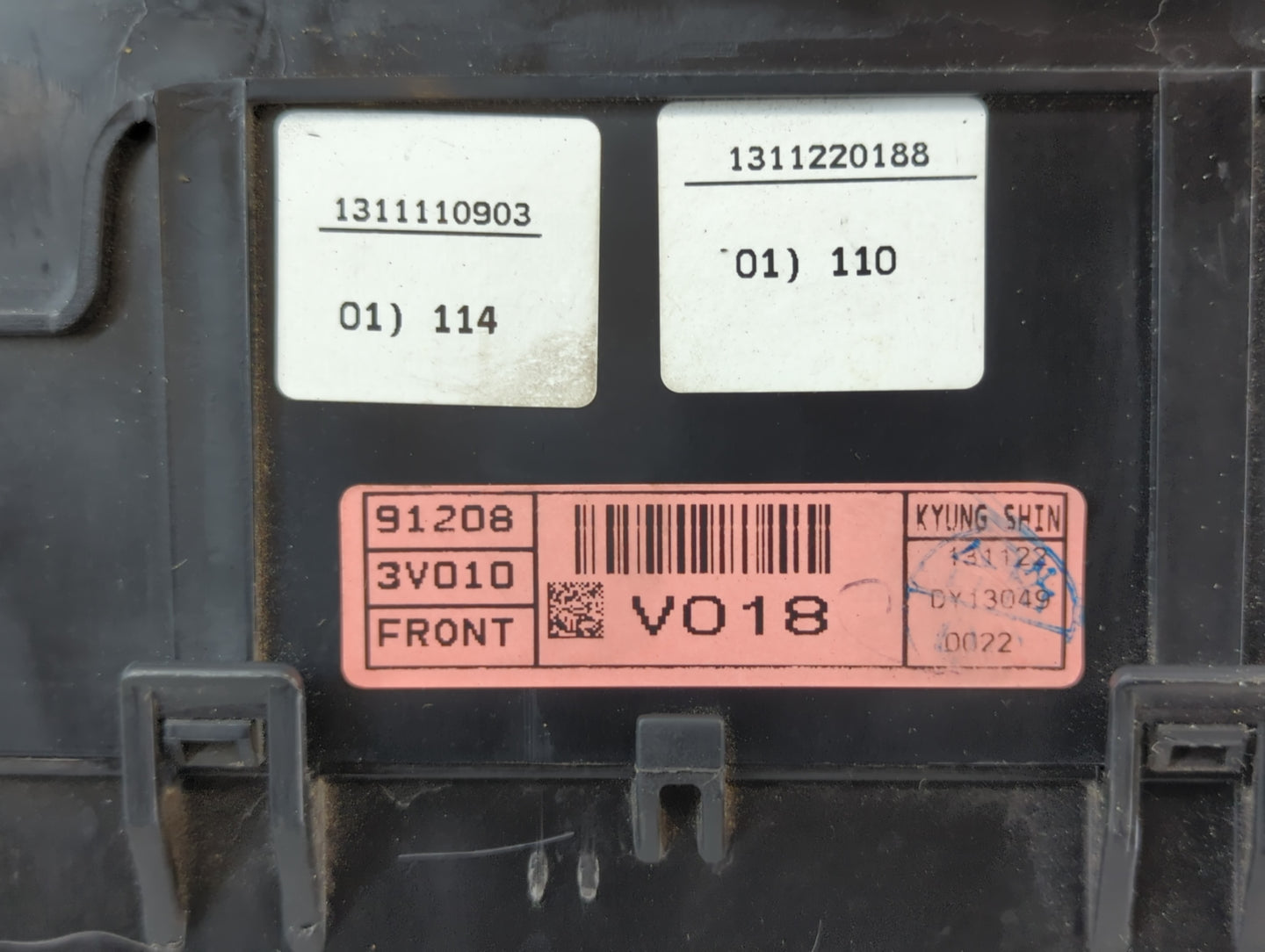 2014 Hyundai Azera Fusebox Fuse Box Panel Relay Module P/N:91208 3V010 Fits OEM Used Auto Parts - Oemusedautoparts1.com