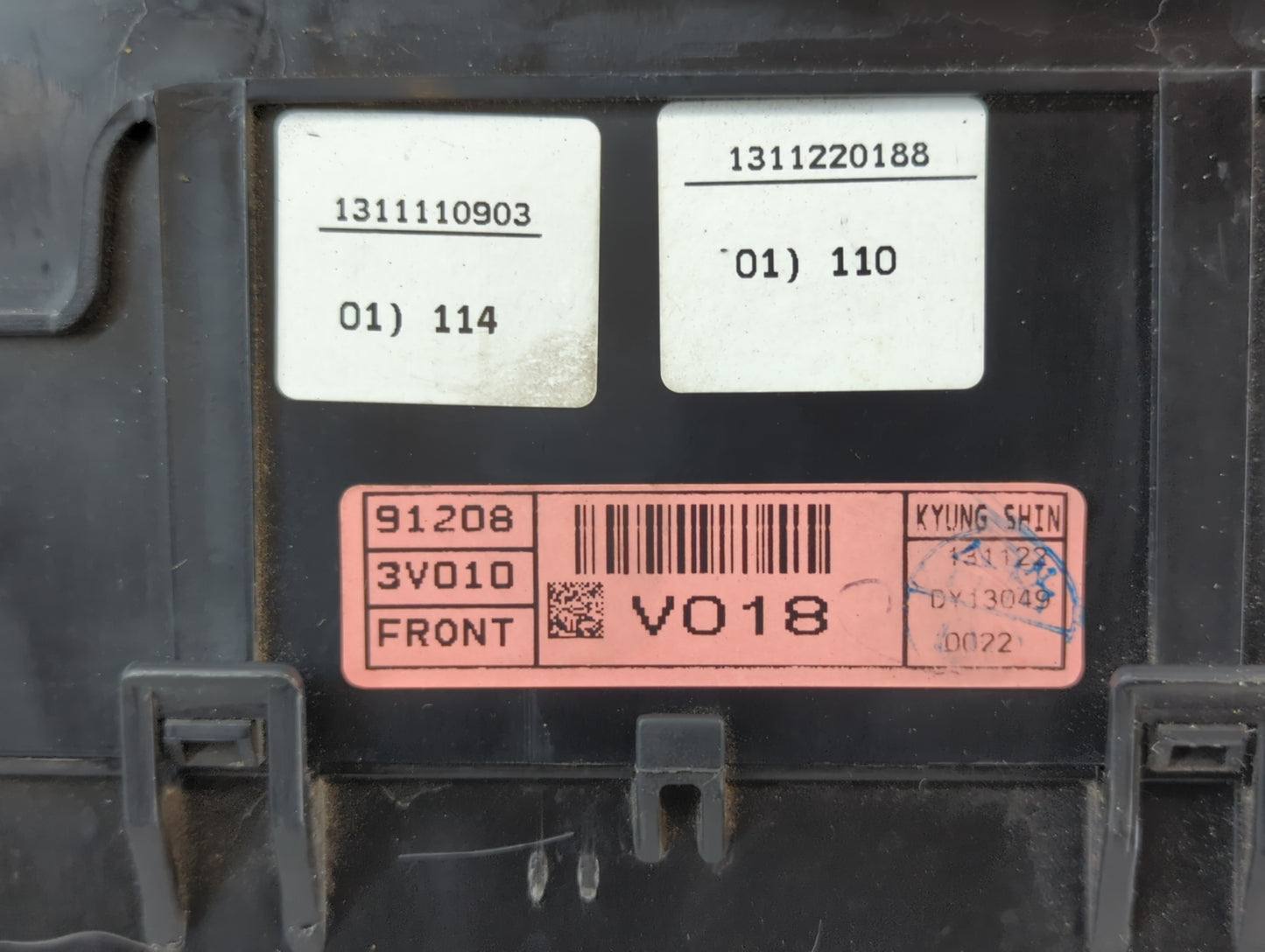 2014 Hyundai Azera Fusebox Fuse Box Panel Relay Module P/N:91208 3V010 Fits OEM Used Auto Parts - Oemusedautoparts1.com