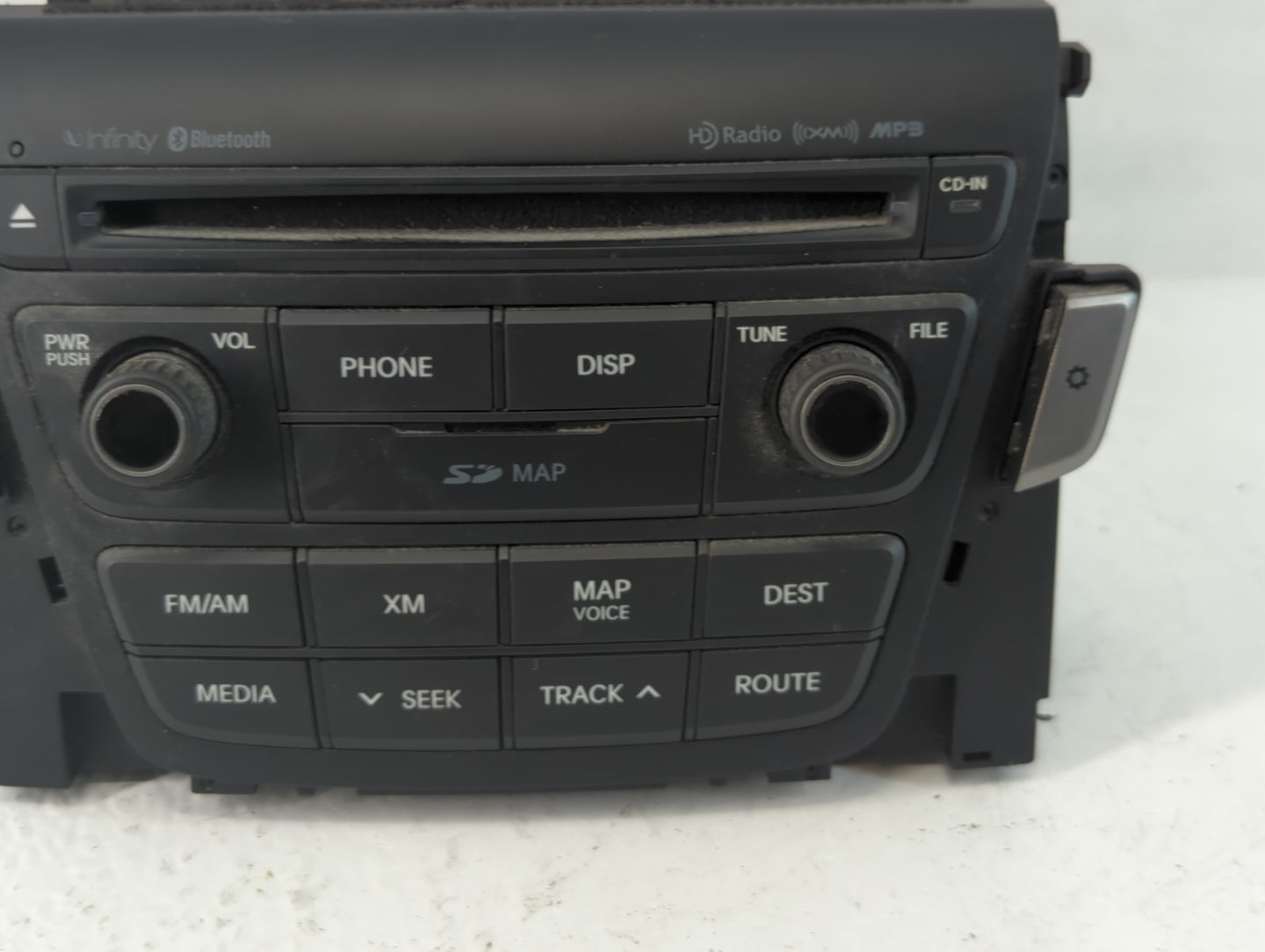 2012-2014 Hyundai Azera Radio AM FM Cd Player Receiver Replacement P/N:96560-3V7104X Fits Fits 2012 2013 2014 OEM Used Auto 