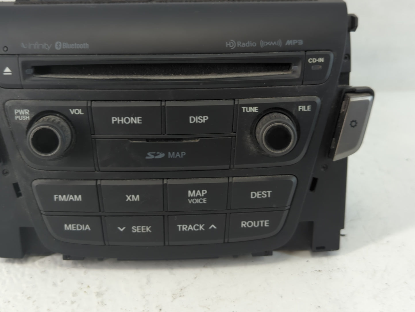 2012-2014 Hyundai Azera Radio AM FM Cd Player Receiver Replacement P/N:96560-3V7104X Fits Fits 2012 2013 2014 OEM Used Auto 