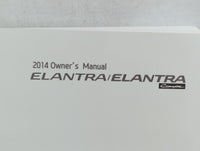 2014 Hyundai Elantra Owners Manual Book Guide P/N:E3X0-EU3NB OEM Used Auto Parts - Oemusedautoparts1.com