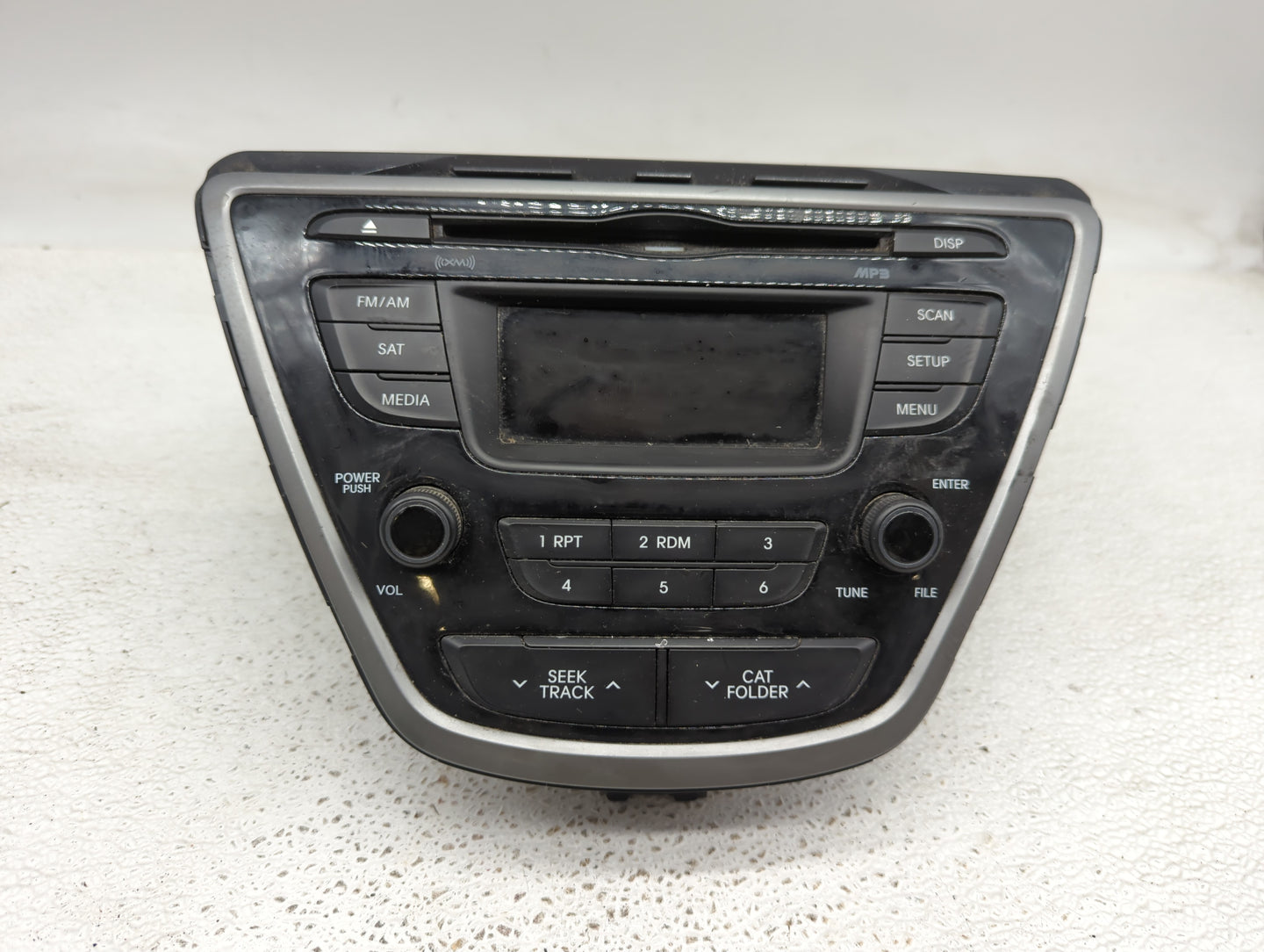 2014 Hyundai Elantra Radio AM FM Cd Player Receiver Replacement P/N:96170-3X156GU Fits OEM Used Auto Parts - Oemusedautopart