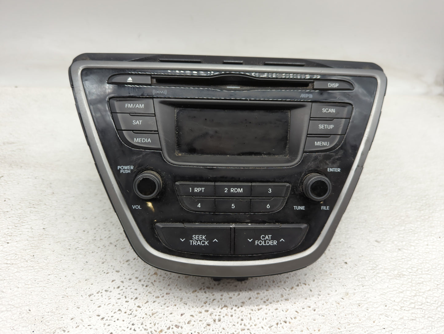 2014 Hyundai Elantra Radio AM FM Cd Player Receiver Replacement P/N:96170-3X156GU Fits OEM Used Auto Parts - Oemusedautopart