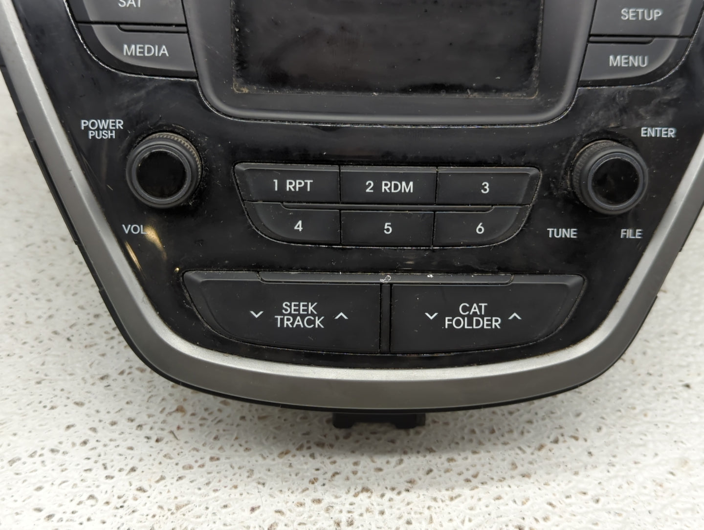 2014 Hyundai Elantra Radio AM FM Cd Player Receiver Replacement P/N:96170-3X156GU Fits OEM Used Auto Parts - Oemusedautopart